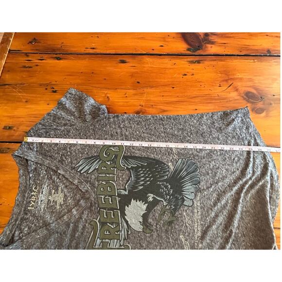 Lyric Free Bird t shirt womens size XL grey graphic music band tour - Picture 6 of 6